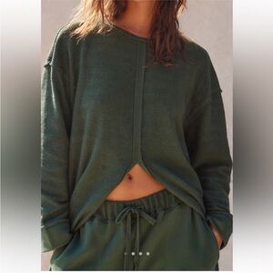 NWOT Free People Violet sweater set